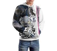 Men's Knights Templar Printed Hoodie Long Sleeve Pullover Jacket Vintage Medieval Knight Sweatshirt Cosplay Hoodies