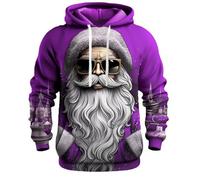 Mens Knitted Cardigan 3/4 Zip Pullover Mens Paisley Shirt Men Mens Winter Coats with Hood Mens Casual Jacket Akatsuki Hoodie Christmas Jumpers Light up Windproof Jacket Mens (Purple, M)