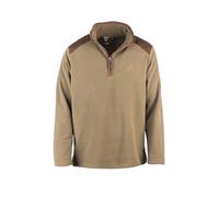 Men's Knitted Fleece Shooting Jumper Pheasant Jumpers Men Outerwear (UK, Alpha, M, Regular, Regular, Olive Marl)