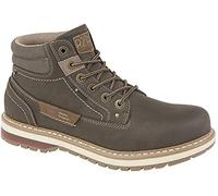Mens Lace Up Fashion Sporty Casual Walking Trail Ankle Boots Shoes Size 6-12 - Brown - UK 12