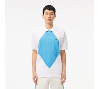 Men's Lacoste Classic Fit L.12.12 Argyle Polo Shirt in White