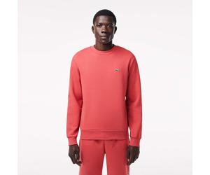 Men's Lacoste Fleece Crewneck Sweatshirt in Red