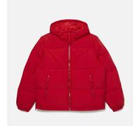 Men's Lacoste Hooded Puffer Jacket - Red