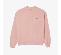 Men's Lacoste Loose Fit Natural Dye Sweatshirt in Pink