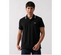Men's Lacoste Mens Tipped Polo Shirt - Black - Size: 38/Regular