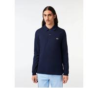 Lacoste Long Sleeve Embroidered Polo Shirt - Blue blue L