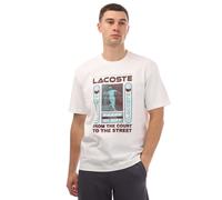 Men's Lacoste Relaxed Fit René Print T-Shirt in White