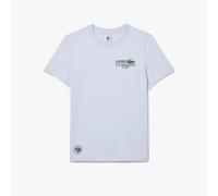 Men's Lacoste Roland-Garros Edition Cotton Tennis T-Shirt in Blue