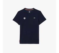 Men's Lacoste Sport Roland-Garros Edition Ultra Dry Tennis T-Shirt in Blue