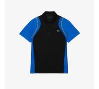 Men's Lacoste Sport Tennis Recycled Polyester Polo Shirt in Black