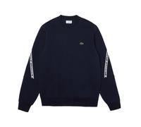 Mens Lacoste Sweatshirt Dark Blue Pullover With Logo - Size M