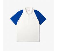 Men's Lacoste Tennis Recycled Polyester Polo Shirt in White