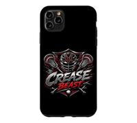 Mens Lacrosse Crease Beast Elite Attack Player Humor Case for iPhone 11 Pro Max
