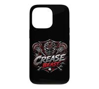 Mens Lacrosse Crease Beast Elite Attack Player Humor Case for iPhone 13 Pro