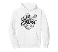 Mens Lacrosse Crease Beast Fast Tough Unstoppable Pullover Hoodie