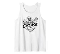 Mens Lacrosse Crease Beast Fast Tough Unstoppable Tank Top