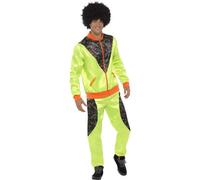 Mens Ladies 80s Shell Suit Fancy Dress Costume Scouser Tracksuit Womens New