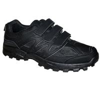 Mens Ladies Hiking Trail Walking Trekking Style Triple Touch Close Strap/Lace-up Trainers Shoes Size 7-12 (Black Touch Close, UK Footwear Size System, Adult, Men, Numeric, Medium, 9)