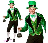 Mens Ladies Leprechaun Costumes Stag & Hen Party St Patricks Day Irish Couples