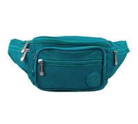 Mens Ladies Lorenz Nylon Bum Bag Fanny Pack 6 Colours Travel Raves Holiday, N/A, Turquoise