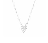 mens lady Antique Three Triangle Pendant Necklaces For Women Geometrical Triple Triangle Statement Engagement Bride Luxury fashion