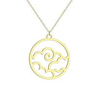 mens lady Dainty Auspicious Clouds Pendant Necklace for Women Girls Elements Charm Neck Chain Air Jewelry Gift fashion