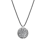 mens lady Triple Moon Goddess With a Lotus Flower Evil Eye Necklace Engraved Witchcraft Amulet Beautiful Talisman Wiccan Jewelry fashion