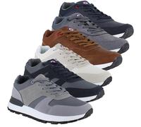 Mens Lambretta Echo Casual Smart Memory Foam Trainers Sizes 7 to 12