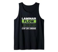 Mens Laminar Flow is My Love Language Funny Aerospace Engineering Tank Top