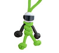 Mens Lanyards for Keys Motorcyclist Minifigure Hanging Chain Umbrella Rope Weaving Keychain Creative Personality Motorcycle Helmet Key Accessories