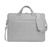 Men's Laptop Bag with Shock-Resistant Design and Adjustable Shoulder Strap, Perfect for Casual Outfits, Lightweight and Convenient, a Stylish Must-Have. (Light gray, Large)