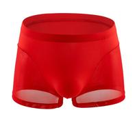 Mens Large Boxers - Ice Silk Mesh Men Comfortable Trend Breathable Underwear Briefs