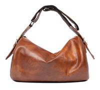 Men's Large Leather Fitness Shoulder Bag Cowhide Messenger Bag Bucket Leisure Shoulder Fitness