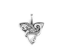 Men's Large Viking Jewelry Animal Teen Wolf Necklace Irish Celtics Knot Pendant Amulet Necklace