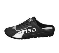 Men's Lazy Man Half Slipperboard Casual Shoes - Versatile Trend Slip On, Lightweight Soft Sole for Indoor Outdoor#g Black