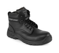 Mens Leather Ankle Safety Boots Lace Up Composite Toe Cap Work Boots Size 38-48