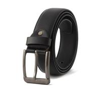 Men's Leather Belt Soft & Hard-Wearing with Anti-Scratch Buckle Adjustable Waist Belt New Year Valentine's Day Gift for Boyfriend Father Grandpa Boss Golf, Casual & Formal Wear, 115cm