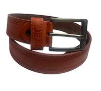 Men's Leather Belt Tan Jeans Trousers Adjustable Big Size Belts Designer Belt (40'')