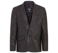 Mens Leather Blazer Soft Real Italian Leather Fitted Vintage Jacket Coat