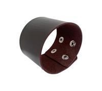 Mens Leather Bracelets Uk,Punk Leather Cuff Bracelets for Men Women Retro Vintage Wide Gauntlet Cuff Bangle Unisex with Snap Gothic Rock Biker Adjustable Wristbands Black Coffee