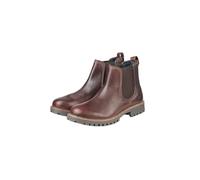 Men's Leather Chelsea Boot Work Ankle Boots Footwear For Men Smart Casual (Brier Red, UK Footwear Size System, Adult, Men, Numeric, Medium, 12)