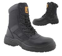 Maxsteel Patrol Leather Men's Boots | Boots | Black | UK Size 10