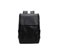 Mens Leather Computer Bag, Business Casual Backpack, Large Capacity Travel Backpack, 29 * 11 * 45 Cm Size, Multifunctional Office Outdoor Bag (Black)