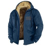 Men's Leather & Faux Leather Jackets & Coats Winter Coat Men Mens Pea Coat Zip Up Jacket Ropa para Quarter Zip Pullover Men Snowboard Jacket Faux Fur Coat Plain Hoodies Pink Hoodie（1-Navy,6X-Large）
