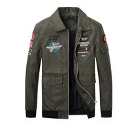 Mens Leather Jacket, Motorcycle Jackets for Men Biker Cafe Racer Retro Vintage Motorcycle Brown Distressed Motorbike Bomber Jacket Mens Men's Jackets Baseball Jacket Outwear Pu Coat
