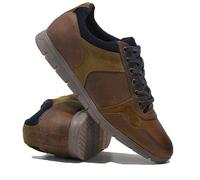 Mens Leather Memory Foam Walking Comfort Work Casual Smart Sports Shoes Trainer Size (TAN, UK Footwear Size System, Adult, Men, Numeric, Medium, 7)