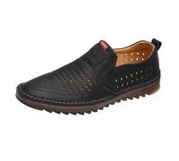 Men's Leather Shoes Low Shoes Slip On Shoes Slippers Casual Loafer Soft Leather Driving Shoes Comfortable Casual Shoes Fashion Walking Shoes Hollow Breathable Business Shoes Suit Shoes, klar, 9 UK