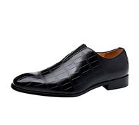 Men's Leather Shoes Pointed Toe Slip On Minimalist Loafers | Simple Pointed Toe Loafers With Comfortable Slip On Style, Smart Footwear For Office, Casual And Formal Occasions