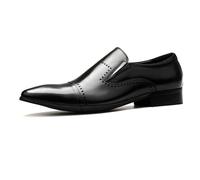 Mens Leather Shoes Wedding Oxford Shoes Handmade Mens Leather Dress Shoes Formal Shoes,Style F,45