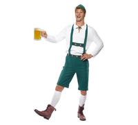 Mens Lederhosen Oktoberfest Bavarian Fancy Dress Costume German Outfit Smiffys